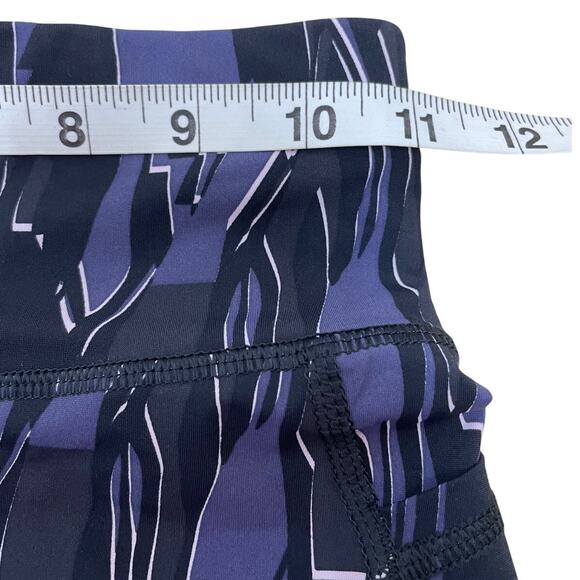 Sweaty Betty Zero Gravity Running Leggings Black Purple Abstract Size XXS NWT - Picture 8 of 10